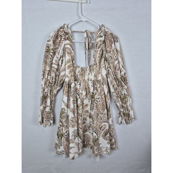 Anthropologie Pilcro Square-Neck Corduroy Babydoll Mini Dress - Picture 6 of 10